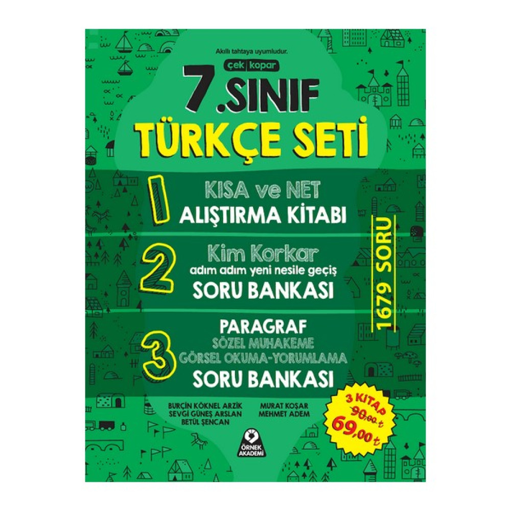 Örnek Akademi Yayınları 7. Sınıf Türkçe Seti Kaynak Kitapları Fiyatı