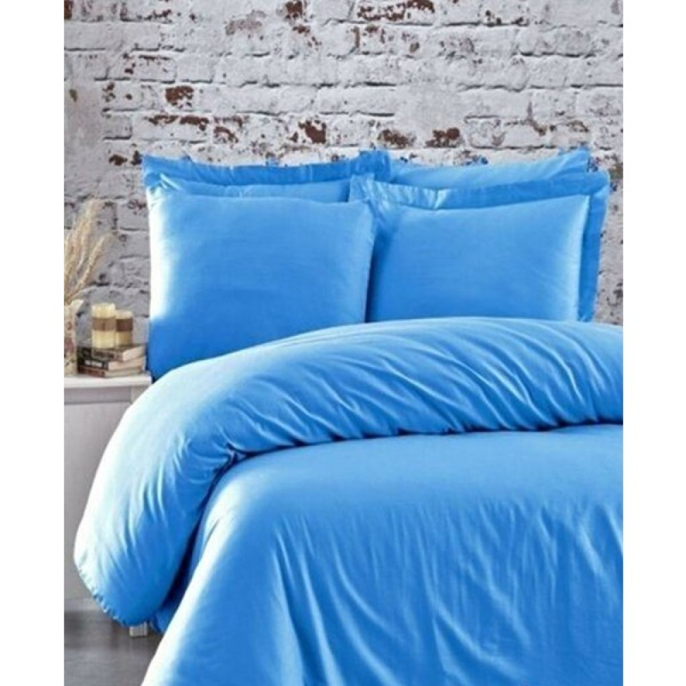 Örnek Yorgan Düz Renk Akfil 64 Tel Nevresim Takımı - 200 x 220 cm - Mavi Nevresim Takımı Fiyatı