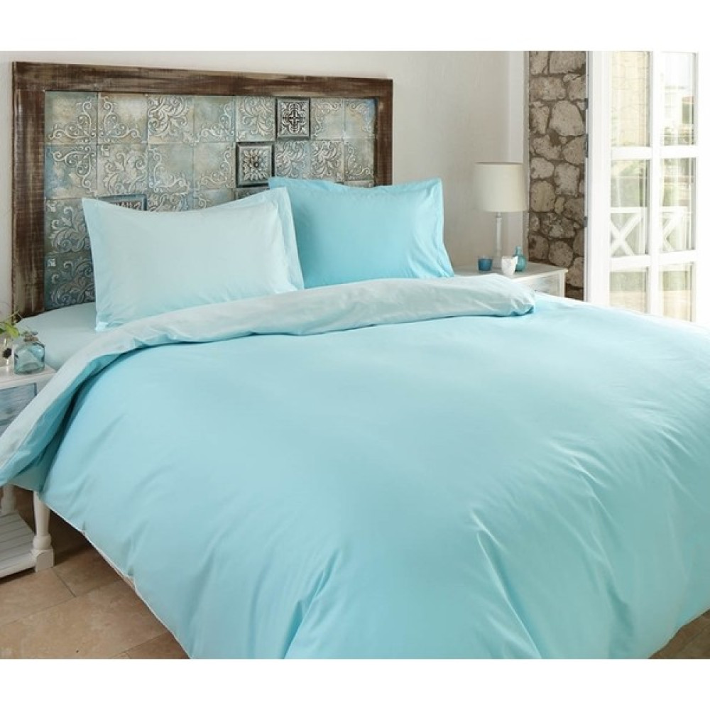Örnek Yorgan Düz Renk Akfil 64 Tel Nevresim Takımı - 200 x 220 cm - Turkuaz Nevresim Takımı Fiyatı