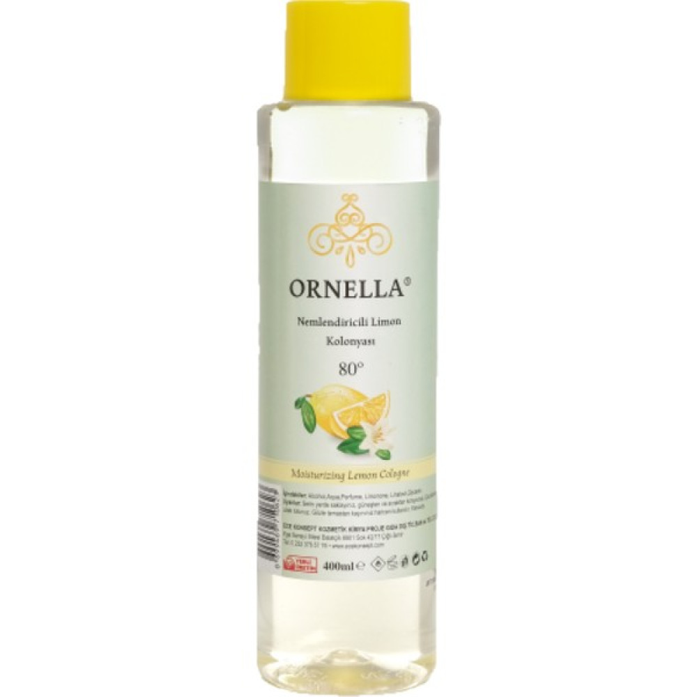 Ornella 80C Nemlendiricili Limon Kolonyası 400 ml Oto Boyaları Fiyatı