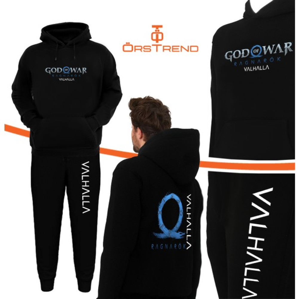 Ors Trend God Of War Valhalla Baskılı 3 Iplik Unisex Eşofman Takımı Erkek Eşofman Fiyatı