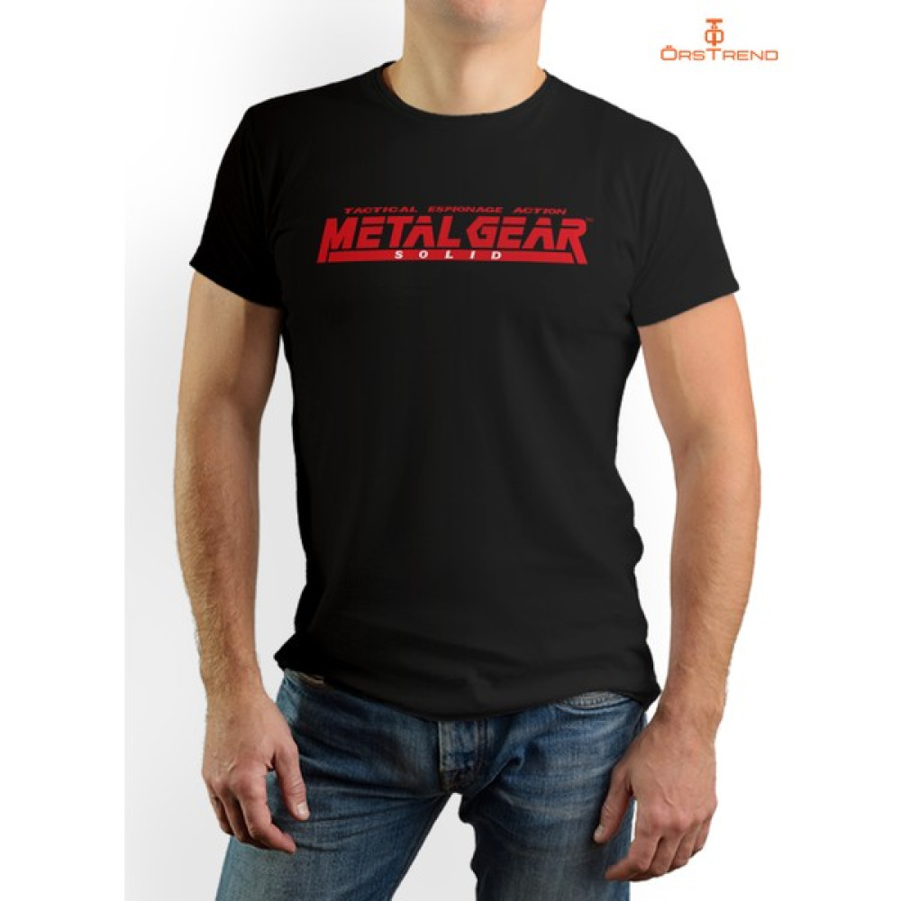 Ors Trend Metal Gear Solid Baskılı Sıfır Yaka Unisex Regular Fit Tişört Erkek T-shirt Fiyatı