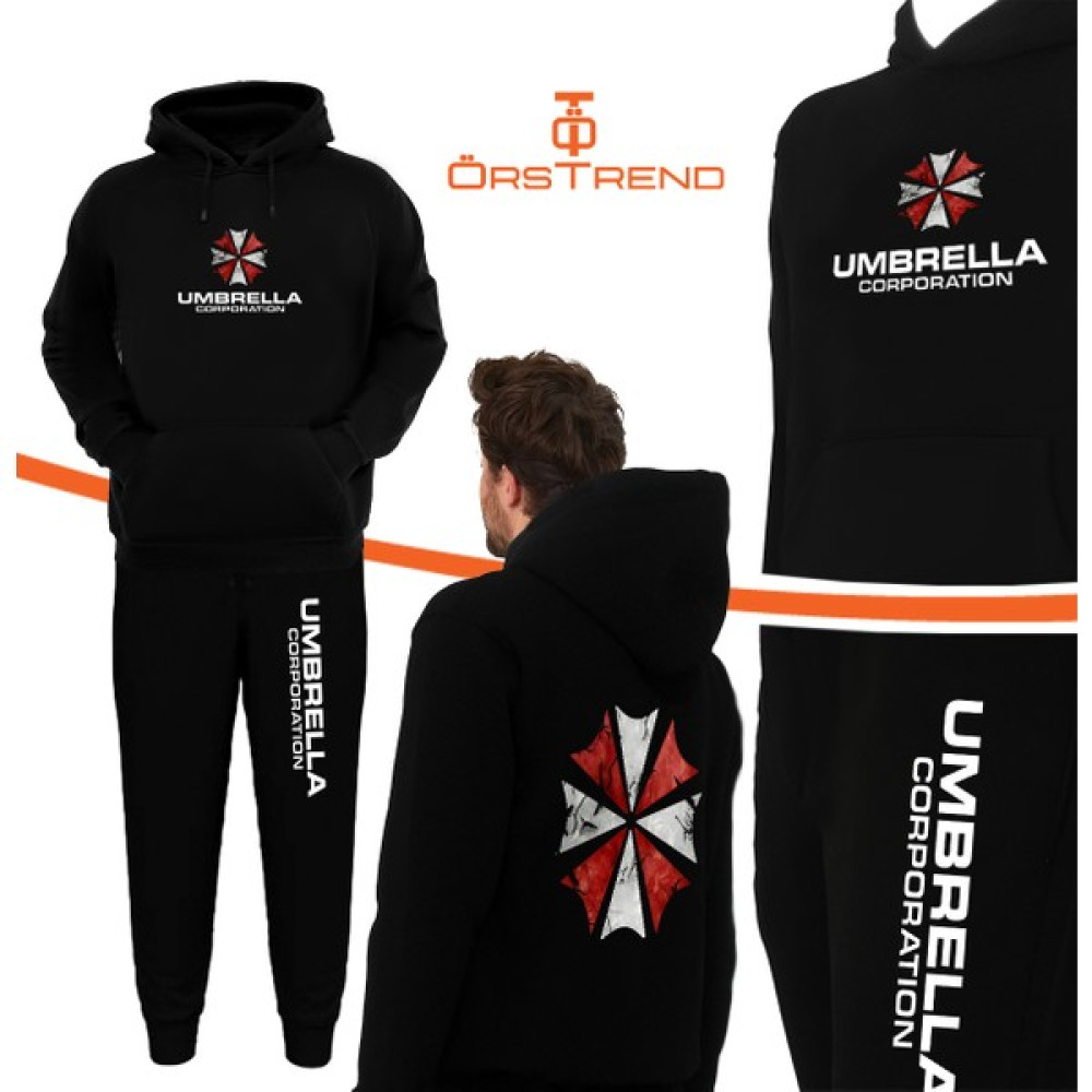 Ors Trend Umbrella Corp Baskılı 3 Iplik Unisex Eşofman Takımı Erkek Eşofman Fiyatı