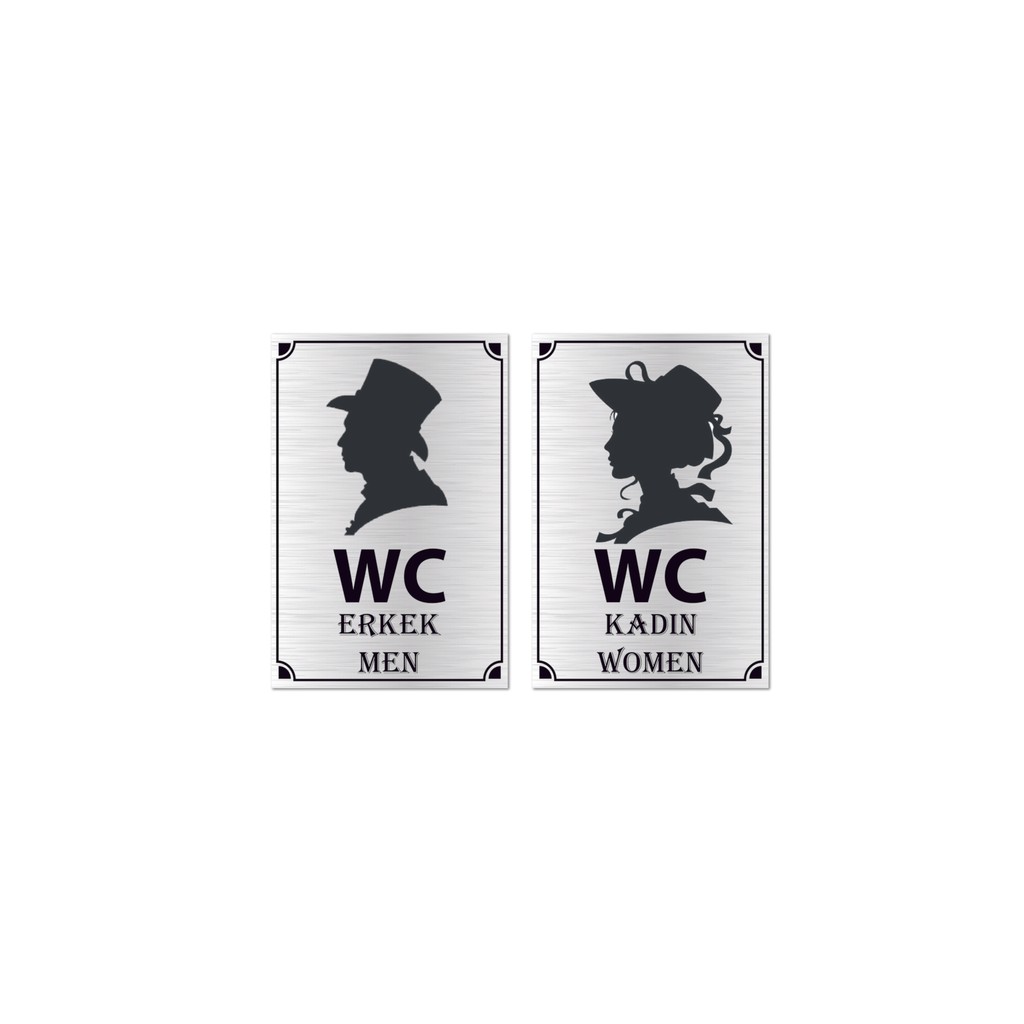 Orse Reklam Wc Tabelası Kadın ve Erkek Metal Ürün 10x15 cm SSD / Solid State Drive Fiyatı