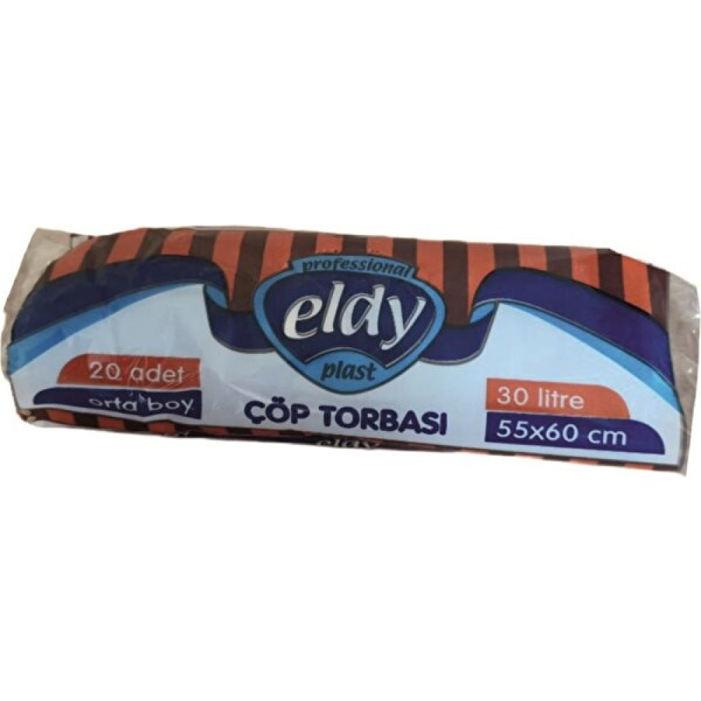Orta Boy Çöp Poşeti 55 x 60 cm Siyah Rulo (20 Yaprak) Çöp Poşetleri Fiyatı