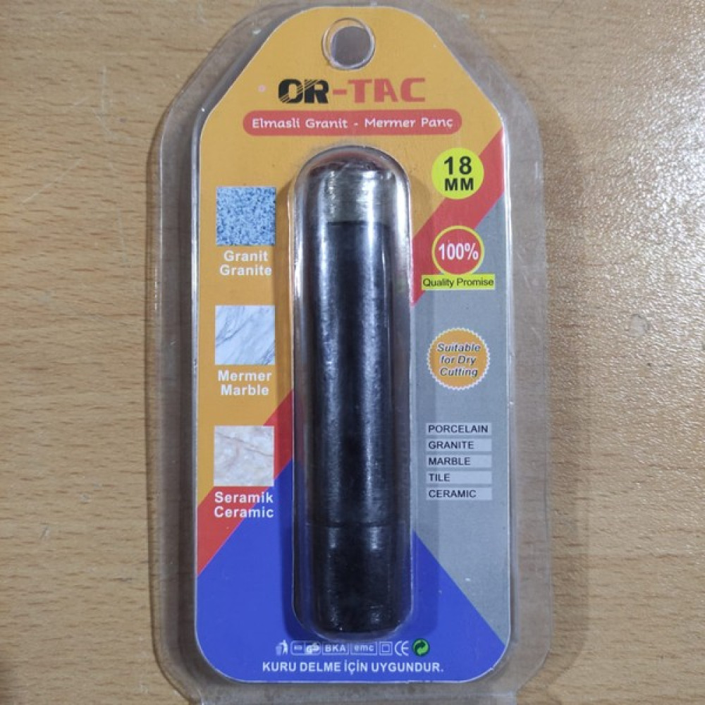 Ortac Or-Taç Elmaslı Granit Mermer Panç Kuru Delme Için 18 mm Oto Boyaları Fiyatı