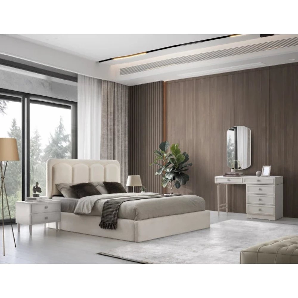 Ortaca Mdf Bazalı Yatak Odası Yatak Odası Takımı / Seti Fiyatı