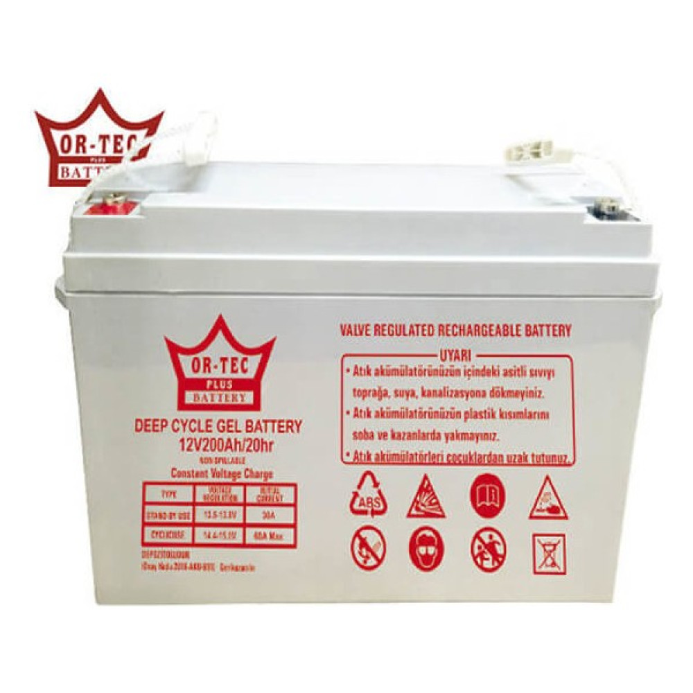 Ortec 12V 100AH Jel Akü Akü Fiyatı