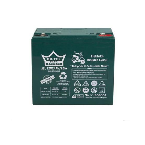 Ortec 12V 24Ah Elektrikli Motosiklet Aküsü Akü Fiyatı