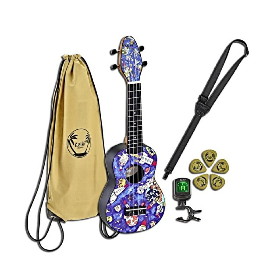 Ortega K2-Sp Keiki Sopranino Spaceman Ukulele Set Telli Çalgılar Fiyatı