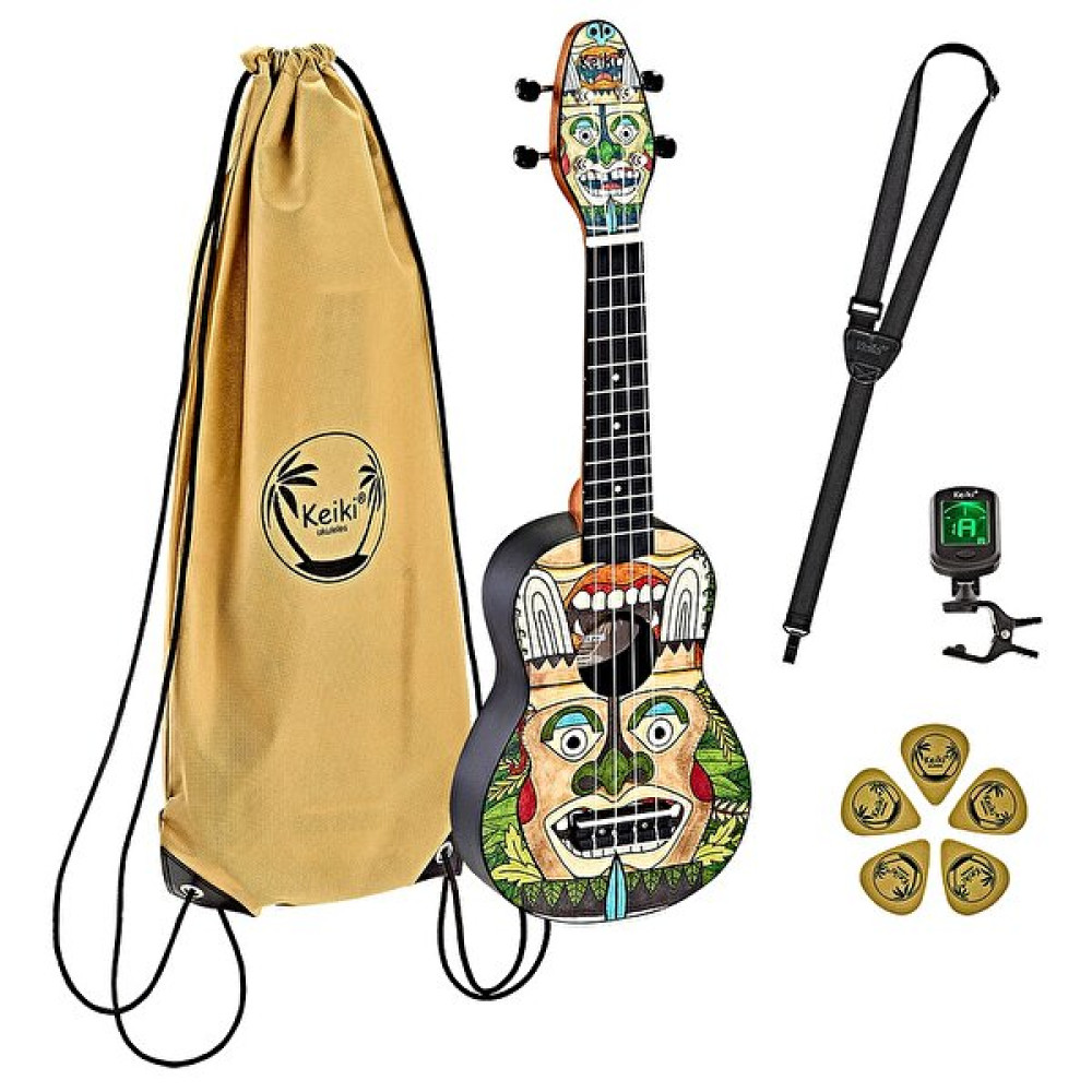 Ortega K2-Tm Keiki Sopranino Totem Ukulele Set Telli Çalgılar Fiyatı