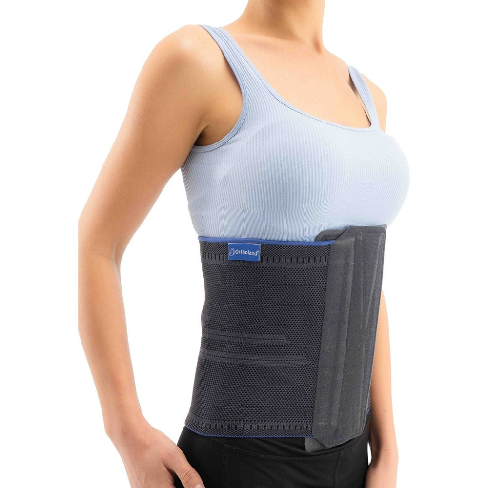 Ortholand Batın (Abdominal) Korse Örgü Dokuma - Füme - 3XL Korse Fiyatı