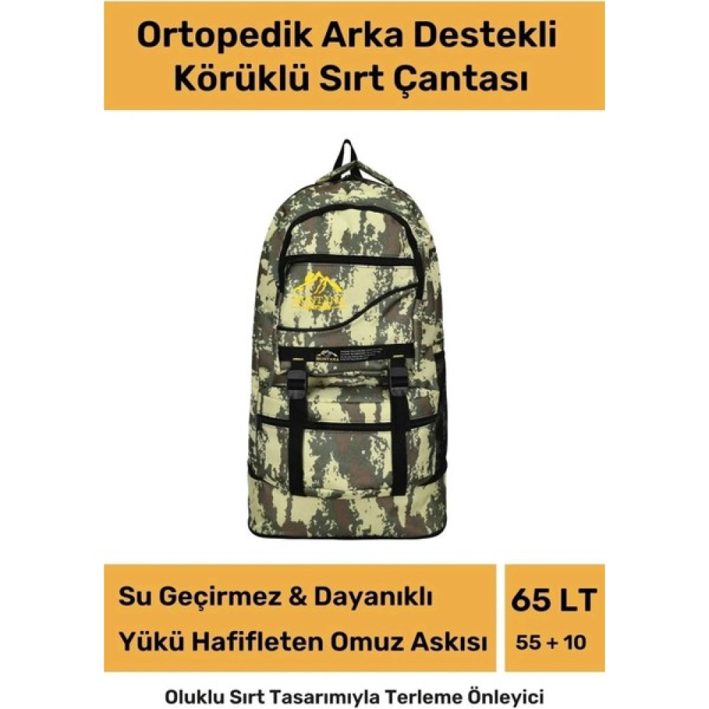 Ortopedik Su Geçirmez Konfor Modeli Fermuarlı Büyük Boy Çok Gözlü Bölmeli Kamp Outdoor Sırt Çantası Oto Boyaları Fiyatı