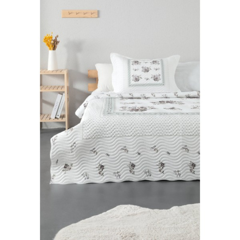Örtüm Flower Tek Kişilik Kapitone Yatak Örtüsü Takımı - Lila - 170 x 250 cm Yatak Örtüsü Fiyatı