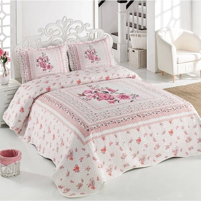 Örtüm Thalia Çift Kişilik Kapitone Yatak Örtüsü - 250 x 260 cm - Renkli Yatak Örtüsü Fiyatı