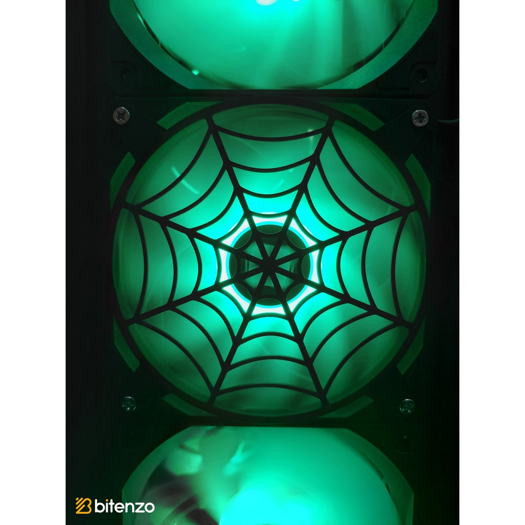 Örümcek Ağı Desenli 120x120 mm Oyun PC Aksesuarı, Masaüstü Bilgisayar Fan Kapağı Diğer Fiyatı