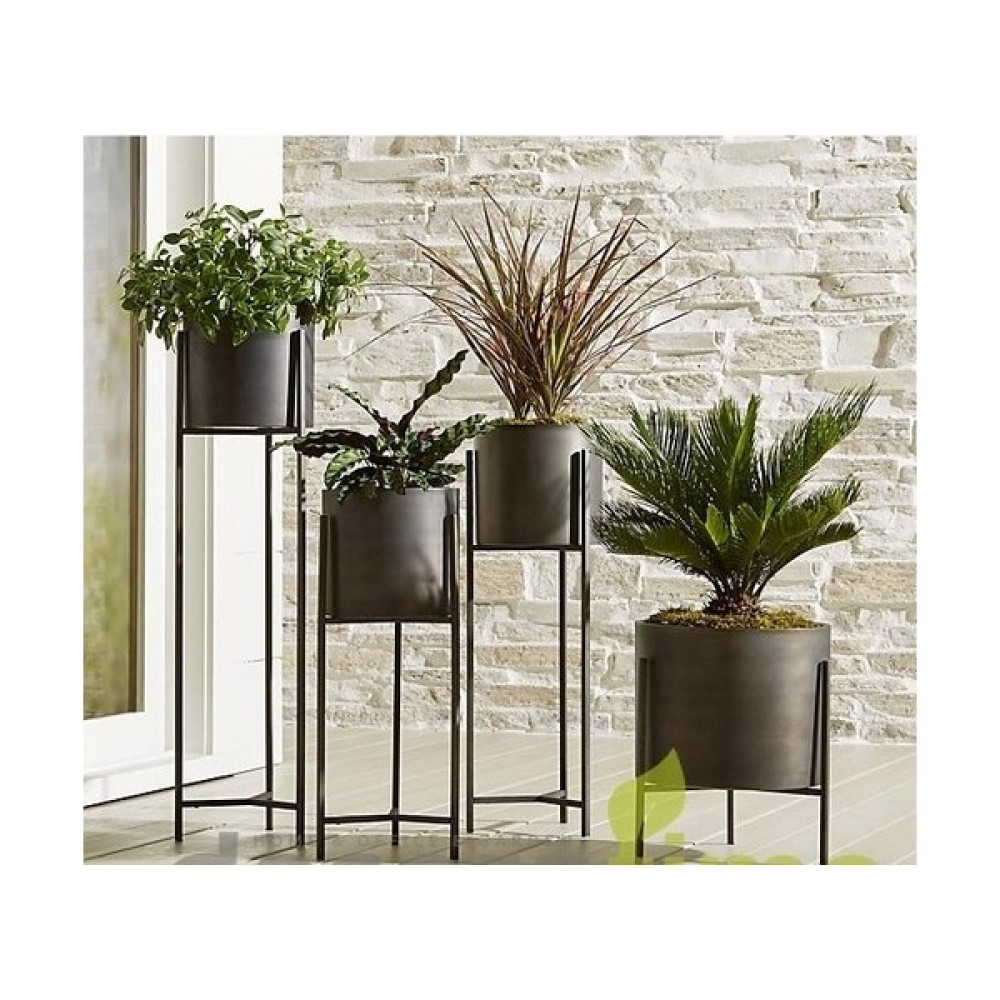 Orvila Metal Siyah Ferforje Ayaklı Bitki Çiçek Dekoratif Saksılık Standı 24 x 83 cm Saksı ve Aksesuarları Fiyatı