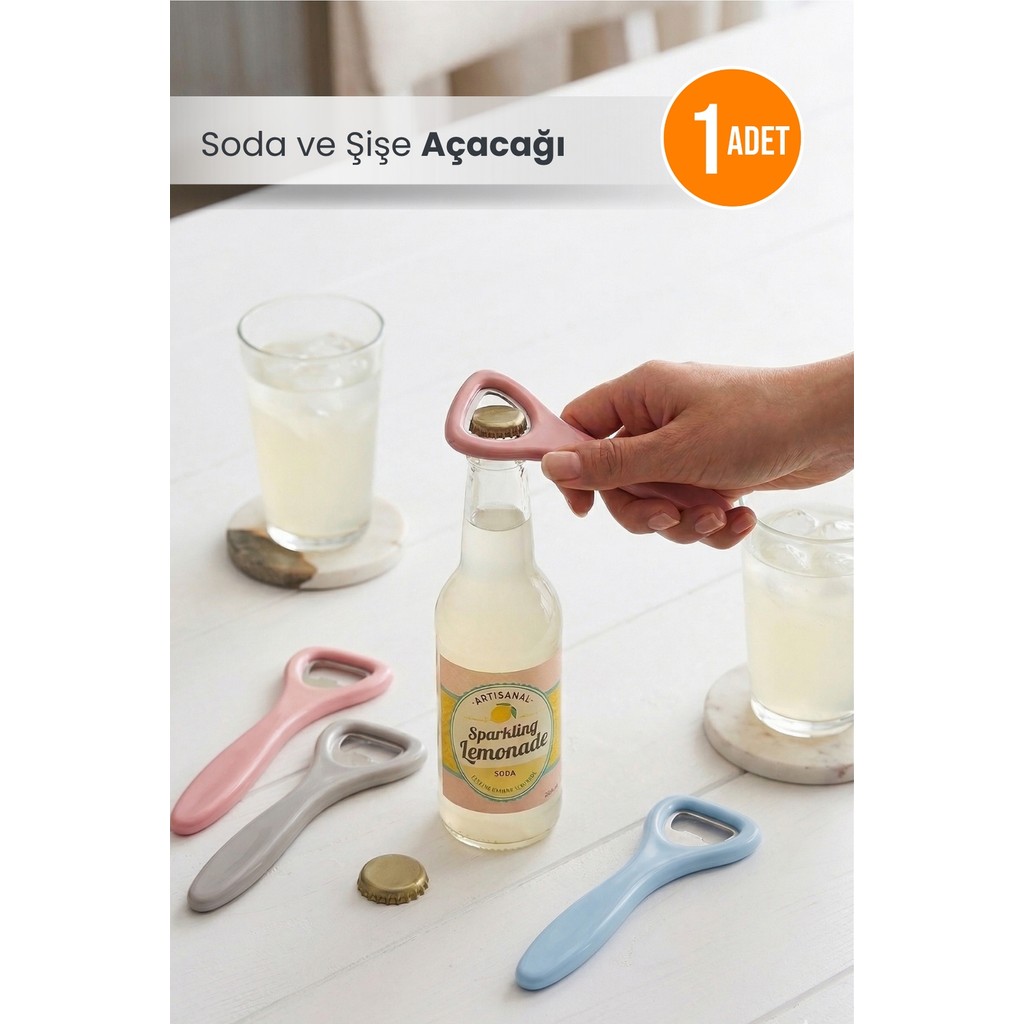 Orvila Pratik Soda ve Şişe Açacağı - Çok Renkli Diğer Fiyatı