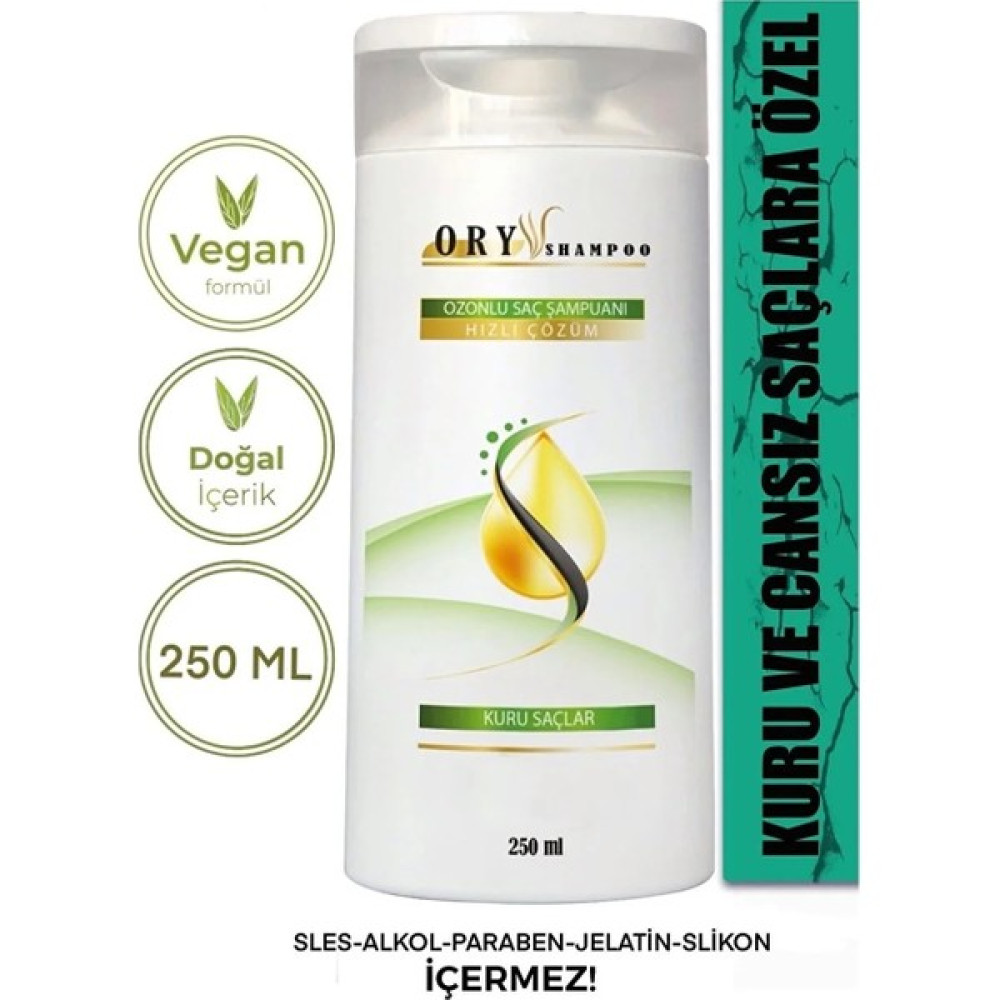 ORY Doğal Şampuan Kuru Saçlar İçin Ozonlu 250 ml Şampuan ve Saç Kremi Fiyatı
