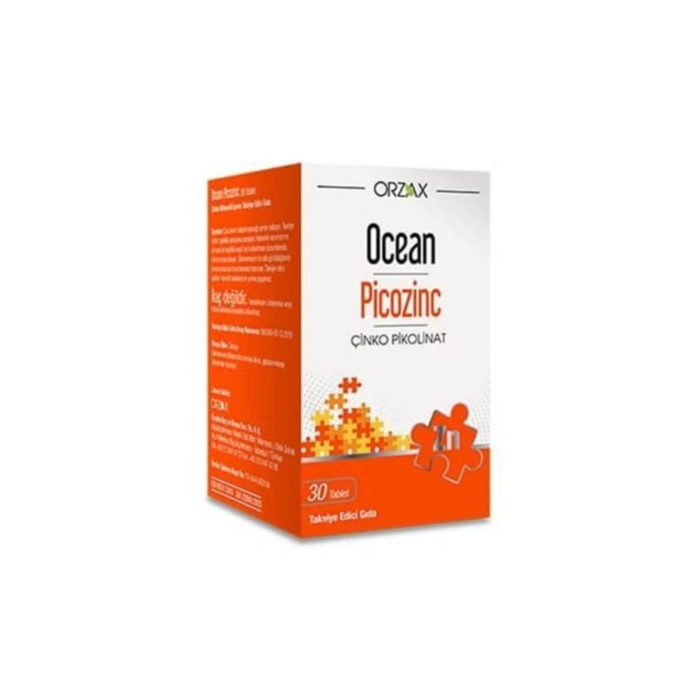 Orzax Picozinc Çinko 30 Tablet Sağlık / Diyet Fiyatı