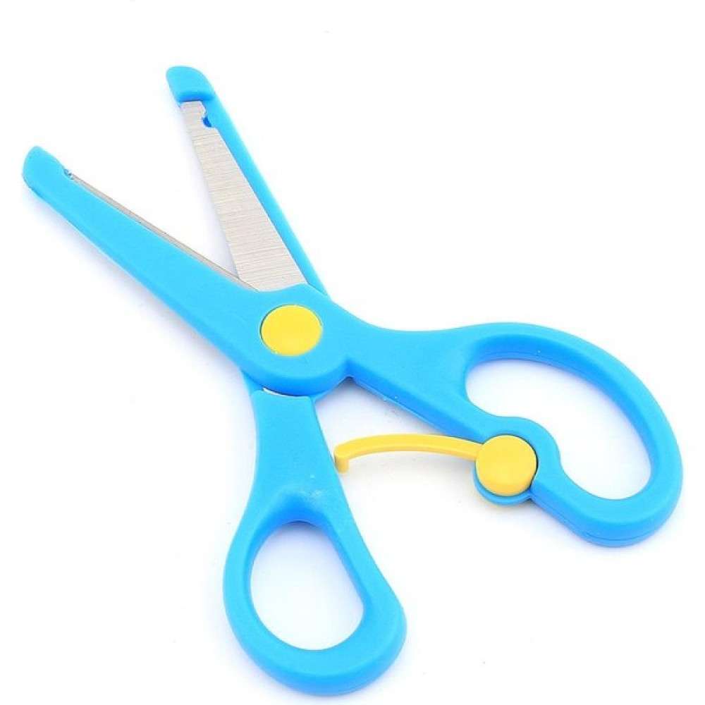 O&S Öğrenci Çocuk Okul Etkinlik Makası, Karton Resim Mavi Makas, Blue Student Scissors Makas Fiyatı