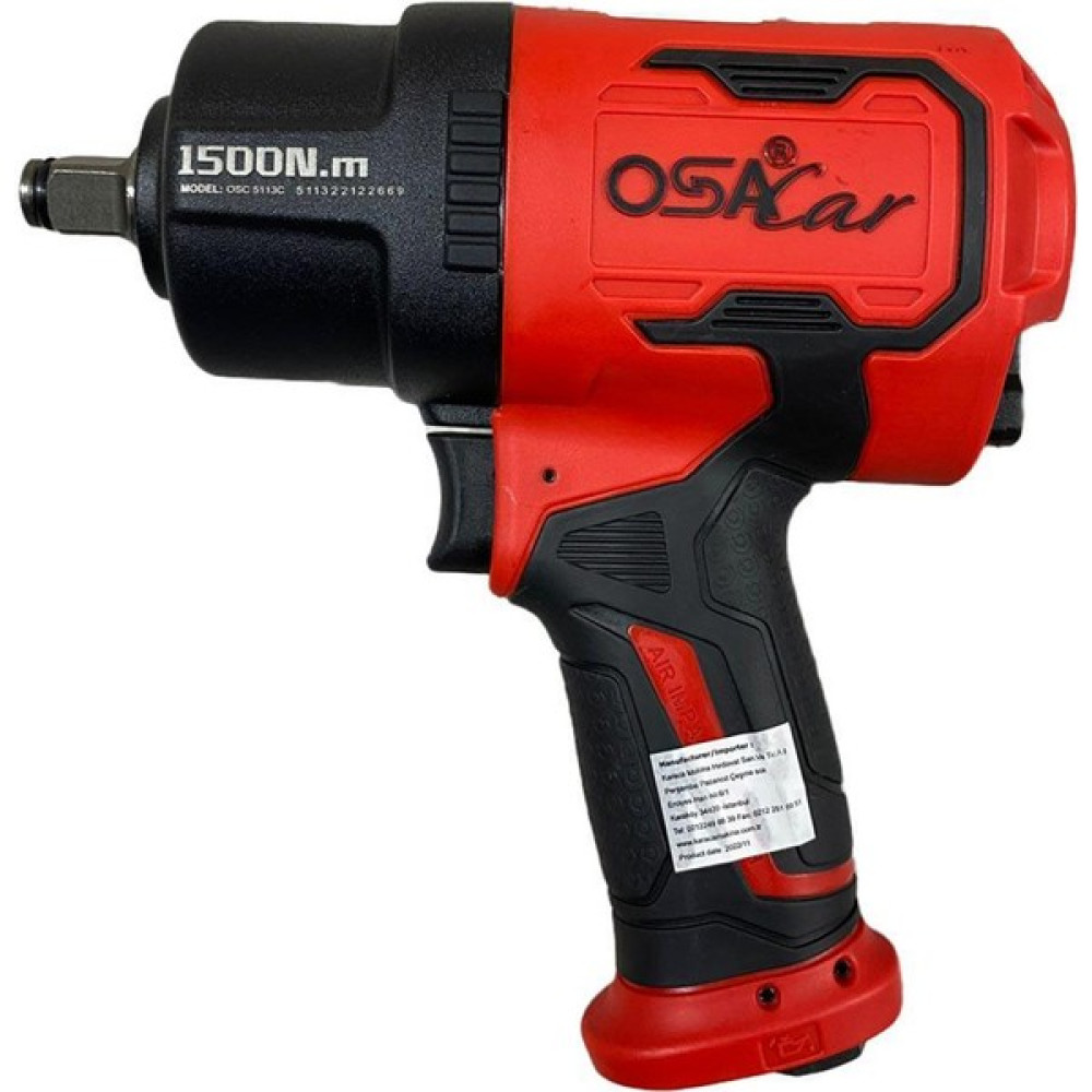 Osacar Osc 5113C 1/2" Kırmızı Havalı Kompozit Somun Sökme Makinesi Elektrikli El Aletleri Fiyatı