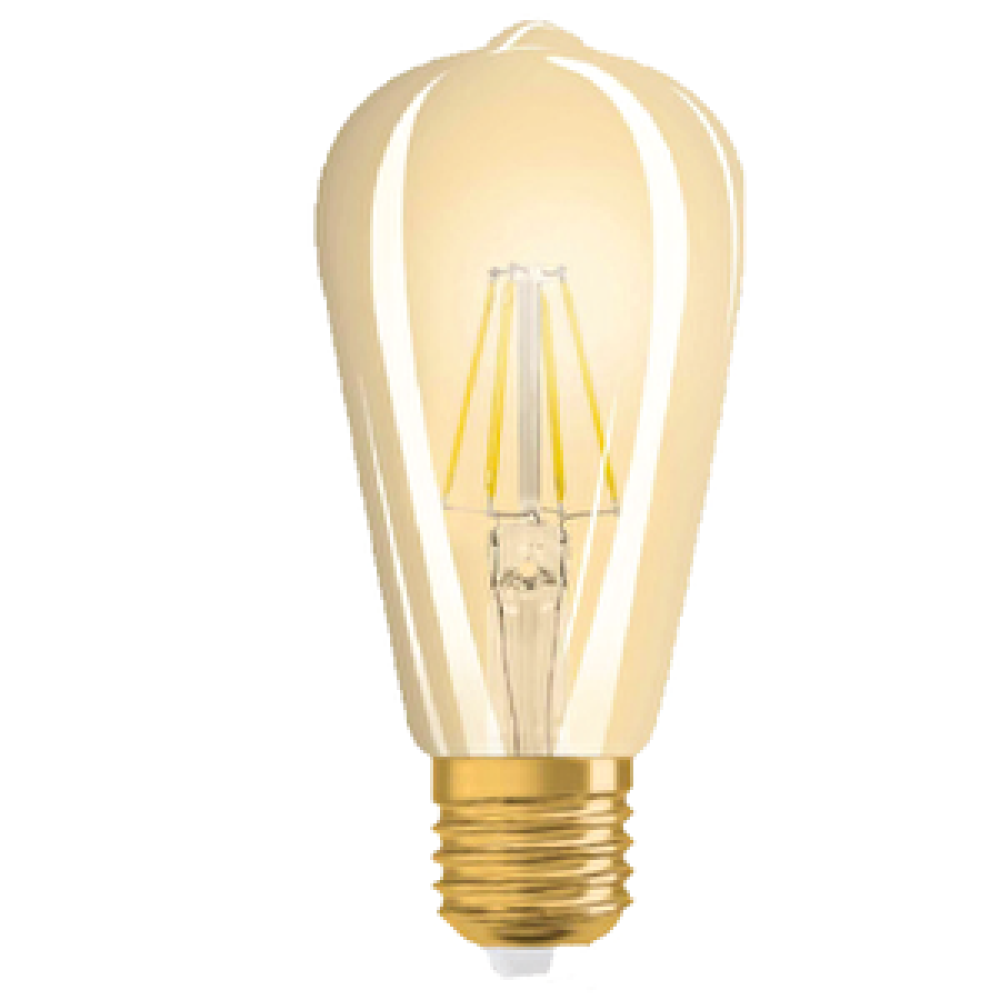 Osaka 230v 6w 6 Led E27 St64 Flamanli Rustik Led Oval Ampul Gold Led Aydınlatmalar Fiyatı