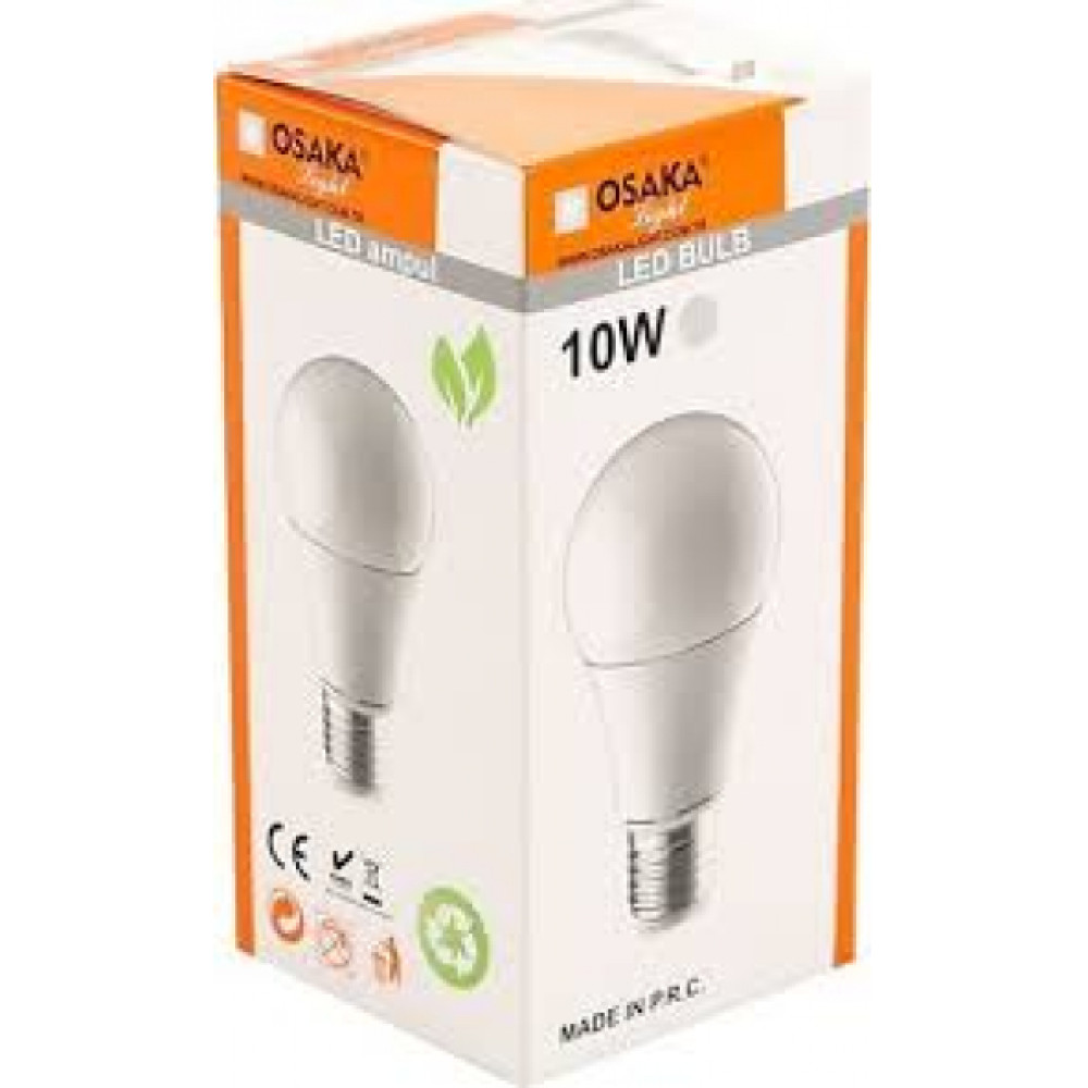 Osaka Light 10Watt E27 Duylu 6500Kelvin Beyaz Isik A60 810Lumen Led Ampul Elektrik ve Aydınlatma Fiyatı