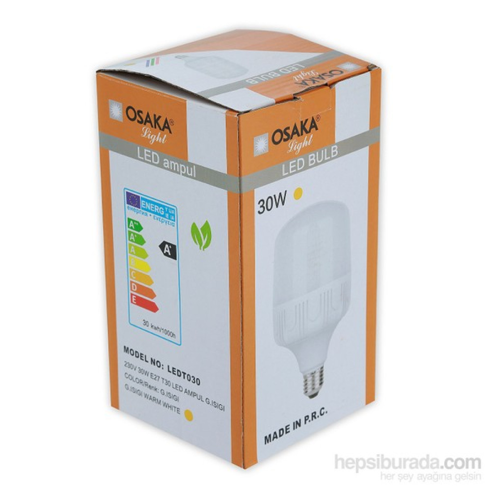 Osakalight 30W-200watt Yüksek Watt Led Ampul E27 Günışığı - Gün Işığı Led Aydınlatmalar Fiyatı