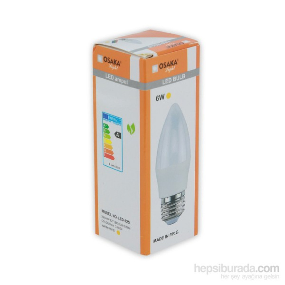 Osakalight 6W-50watt Led Mum Avize Ampulü E27 Günışığı - Gün Işığı Led Aydınlatmalar Fiyatı