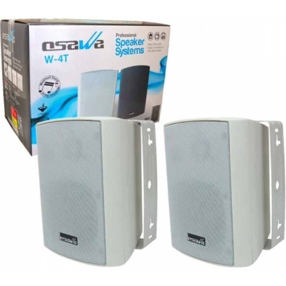 Osawa Osw-4t 10 cm Beyaz Sütun Hoparlör 2 Li Takım Trafolu Siyah Docking Hoparlör Fiyatı