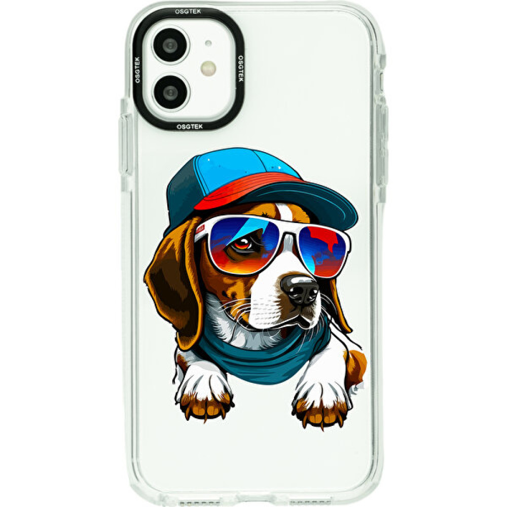 Osgtek iPhone 11 Uyumlu Köpek Desenli Darbe Emici Kamera Çerçeve Korumalı Şeffaf Kılıf - HBCV00005K5AKH Cep Telefonu Kılıfı Fiyatı