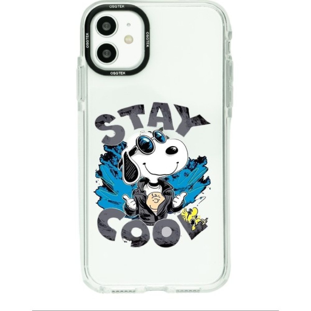 Osgtek iPhone 11 Uyumlu Snopy Desenli Darbe Emici Kamera Çerçeve Korumalı Şeffaf Kılıf - HBCV00005K5AKP Cep Telefonu Kılıfı Fiyatı