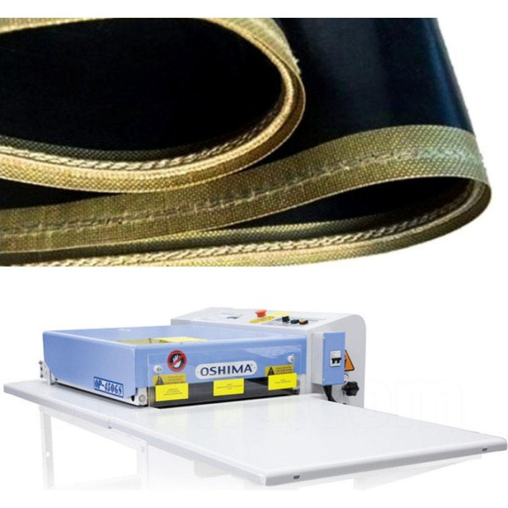 Oshima Mini Pres Fitilli Teflon® PTFE Üst Bant (460 mmx1530 mm) Siyah Antistatik 0,36 mm OP-450GS Model - 460 mm x 1530 mm Oto Boyaları Fiyatı