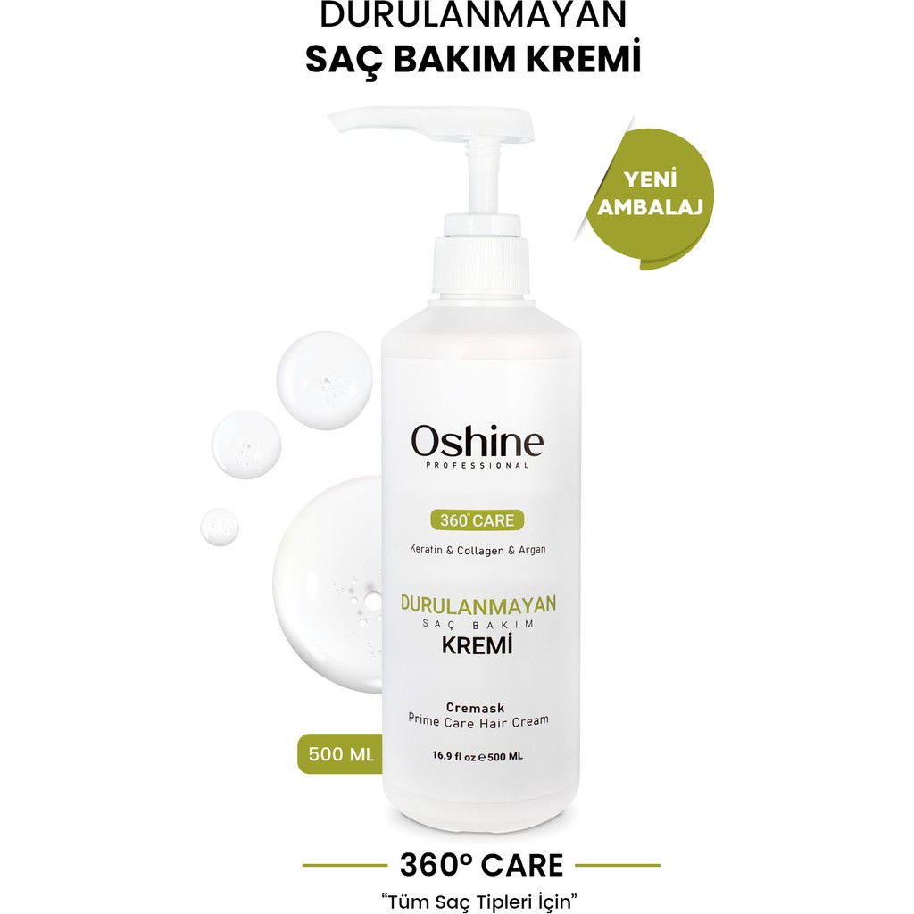 Oshine Professional Durulanmayan Bakım Kremi 500 ml Diğer Fiyatı