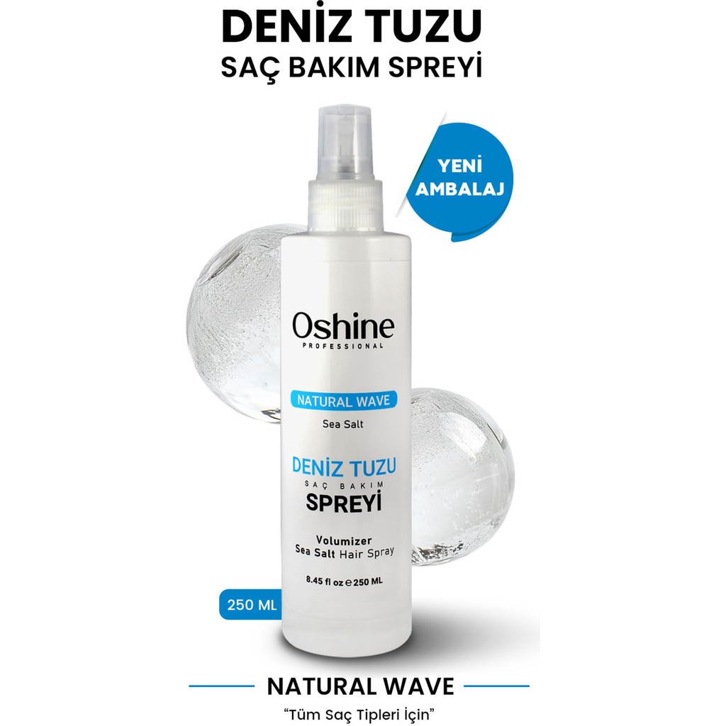 Oshine Professional Hacim ve Dolgunluk Etkili Deniz Tuzu Saç Spreyi 250 ml Diğer Fiyatı