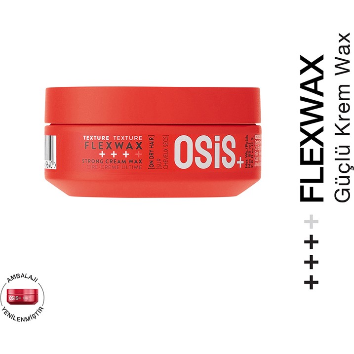 Osis Flexwax Ultra Güçlü Doku Veren Krem Wax 85ml | Yeniden Şekillendirilebilen Stiller Saç Şekillendirici Krem Fiyatı