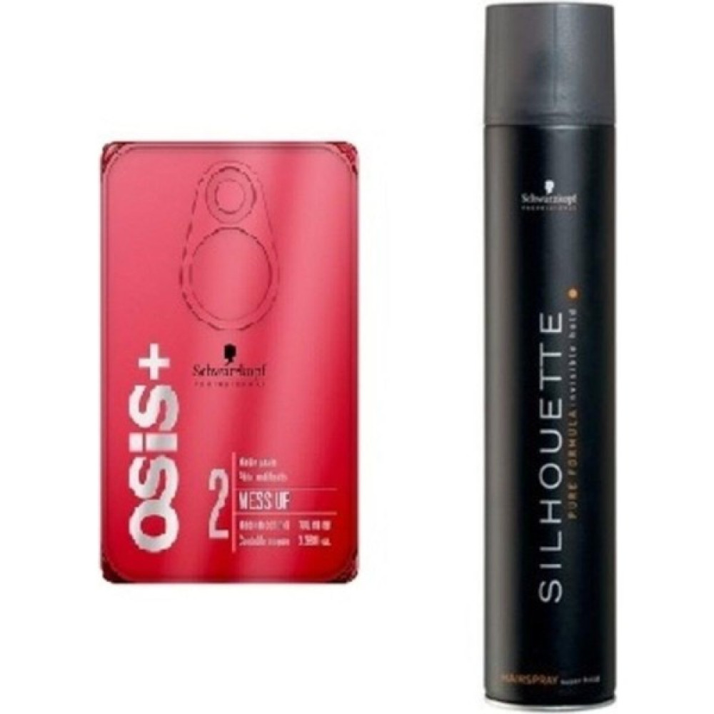 Osis Mess Up Mat Saç Şekillendirici Wax 100 Ml + Silhouette Süper Tutucu Sprey 500 Ml. Messup Saç Şekillendirici Krem Fiyatı