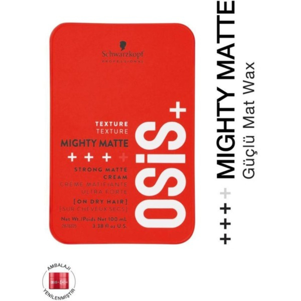 Osis Mighty Matte 100ML - Renkli Saç Şekillendirici Krem Fiyatı