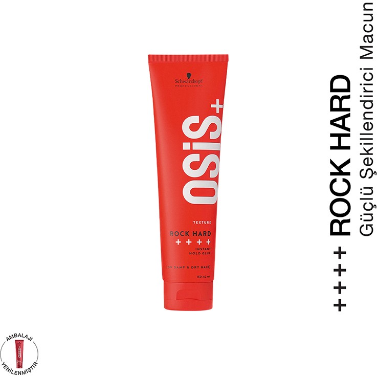 Osis Rock Hard Ultra Güçlü Şekillendirici Macun 150ml | Kalıcı Tutuş Krem Parlaklık Jeli" Saç Şekillendirici Krem Fiyatı