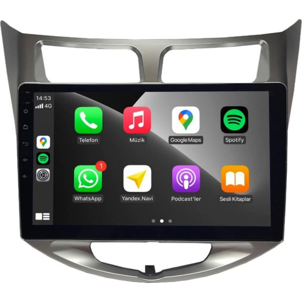Oskodi Hyundai Accent Blue Android Carplay Multimedya 2011-2019 6gb Ram + 128GB Hafıza + 8 Çekirdek Oto Görüntü Sistemleri Fiyatı