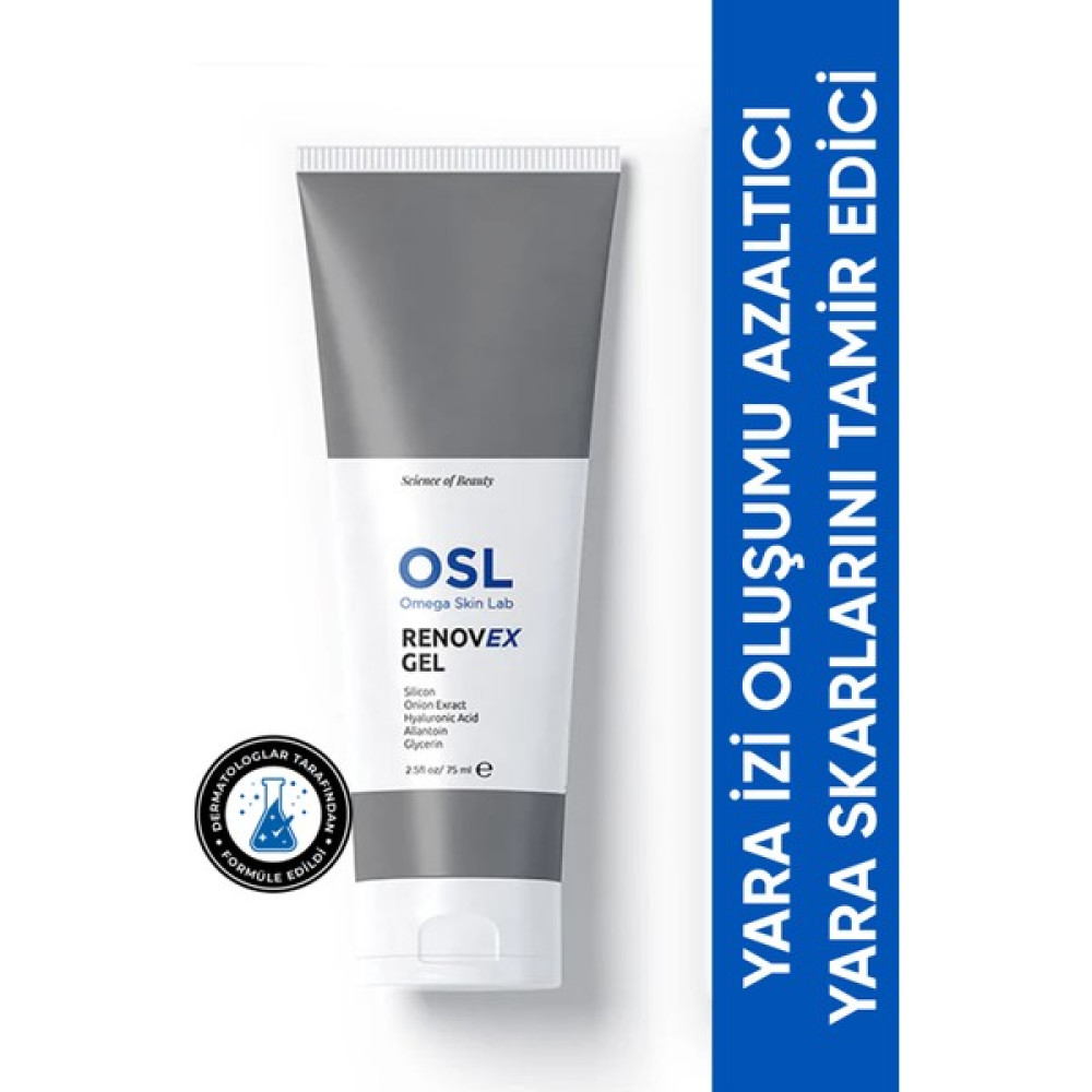 Osl Omega Skin Lab - Yara Oluşumu Azaltıcı Ve Oluşan Yara Skarlarını Tamir Edici Jel - Renovex Gel 75 ml Oto Boyaları Fiyatı
