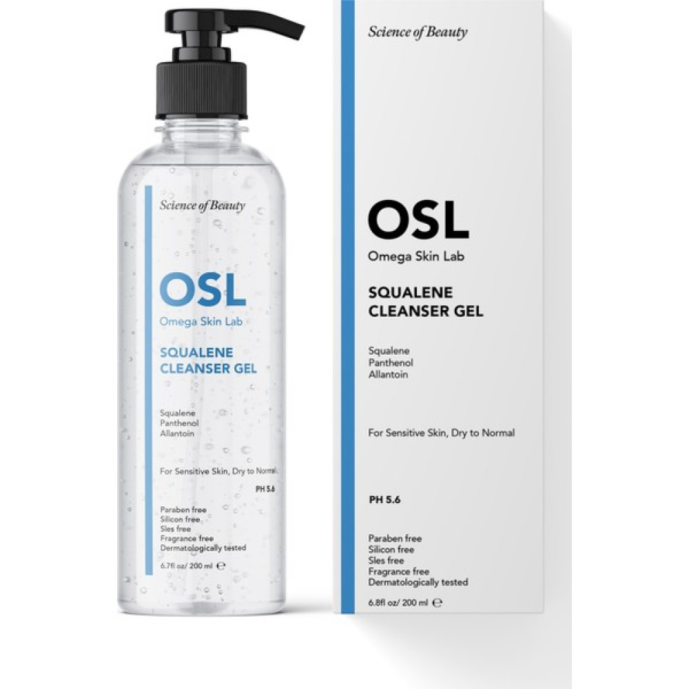 Osl Squalene Cleanser Gel 200ML (Kuru ve Hassas Ciltler için Temizleme Jeli) Cilt Temizleme ve Peeling Fiyatı