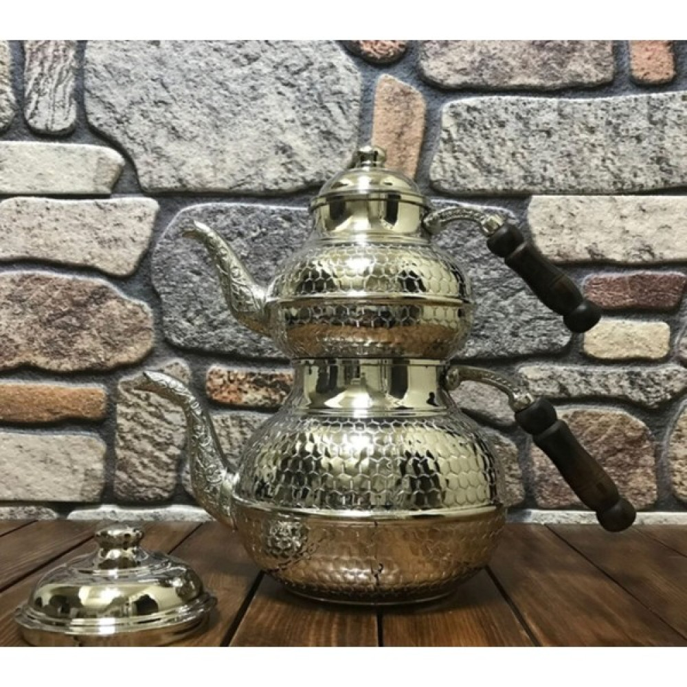 Osmanlı Bakırcılık Işlemeli Bakır Çaydanlık Çay / Çaydanlık Setleri Fiyatı