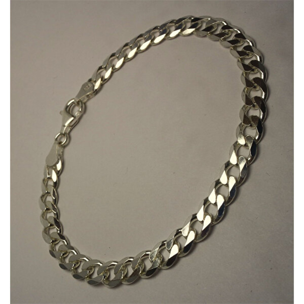 Osmanlı Gümüş Gurmet Gümüş Erkek Bileklik 12Gr Orta Kalınlıkta 6.5mm - 21cm Saat ve Bileklik Aksesuarı Fiyatı