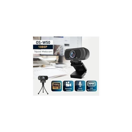 Osmart OS-W50 2Mp 1080P Full Hd Mıkrofonlu Webcam