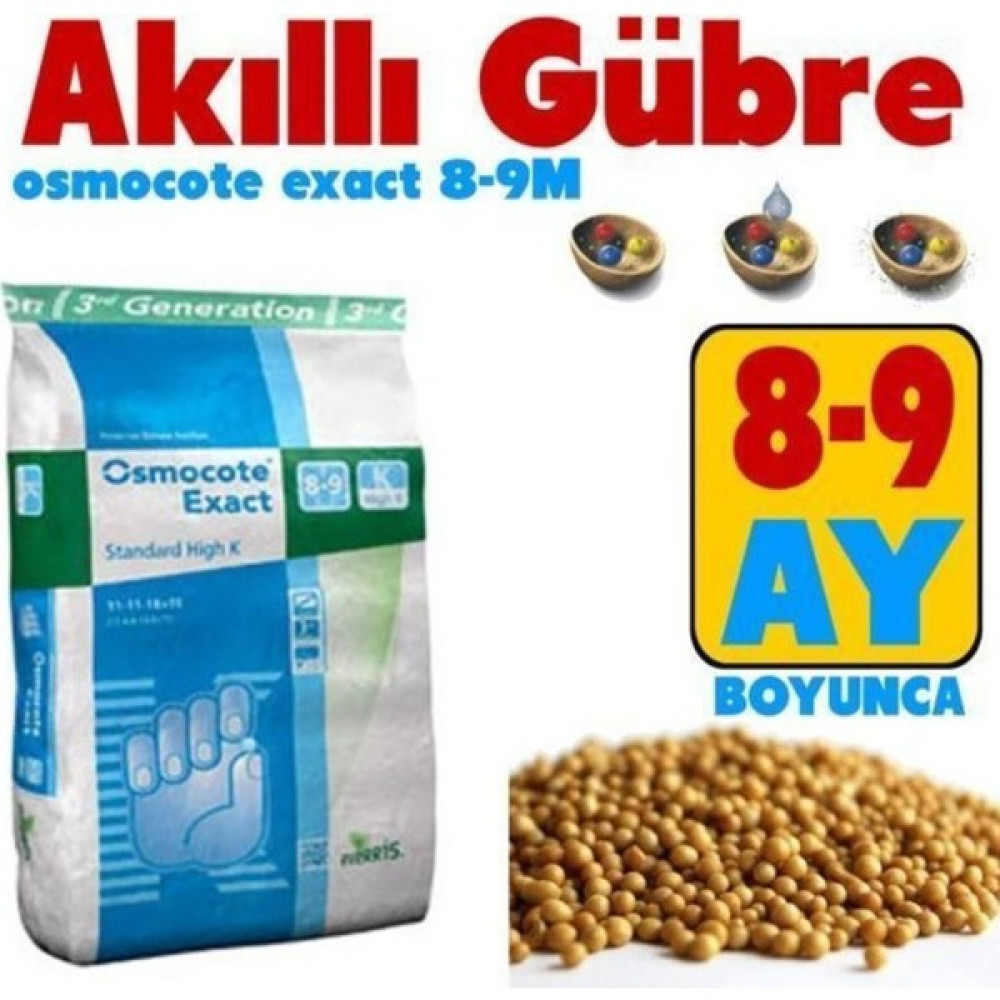Osmocote 8-9 Aylık Osmocote Akıllı Gübre 500 gr Gübre Fiyatı