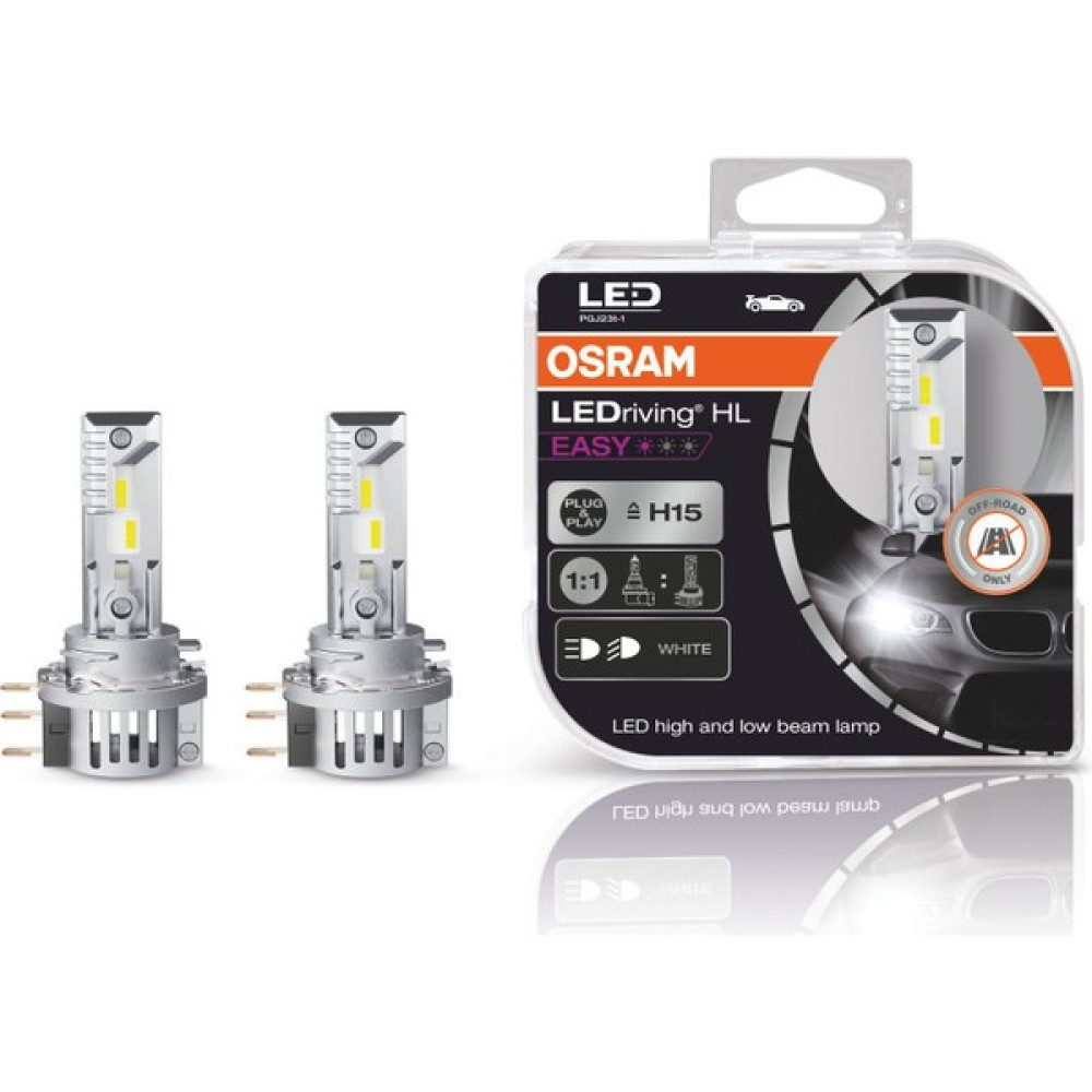 Osram H15 LED Far Ampulü Ledriving Hl Easy 64176DWESY-HCB (Takım - 2 Adet) Far Ampülü Fiyatı