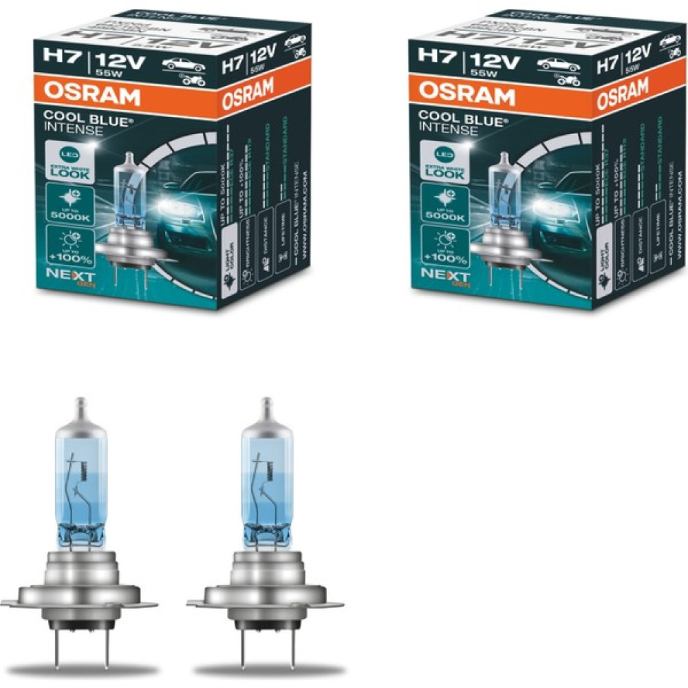 Osram H7 Cool Blue Intense Next Gen 5000K Beyaz Işık (2 Adet) Far Ampülü Fiyatı