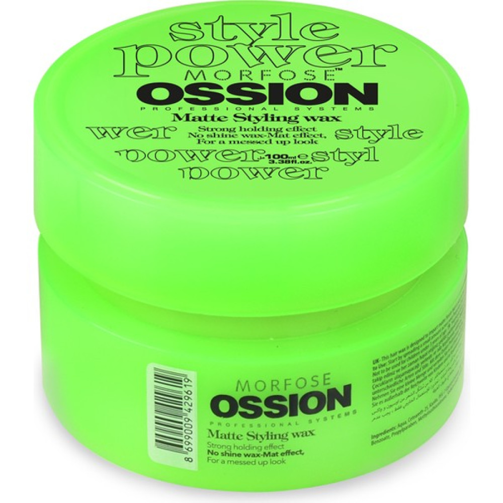 Ossion Saç Şekillendirici Matte Wax 100 ml Saç Şekillendirici Krem Fiyatı